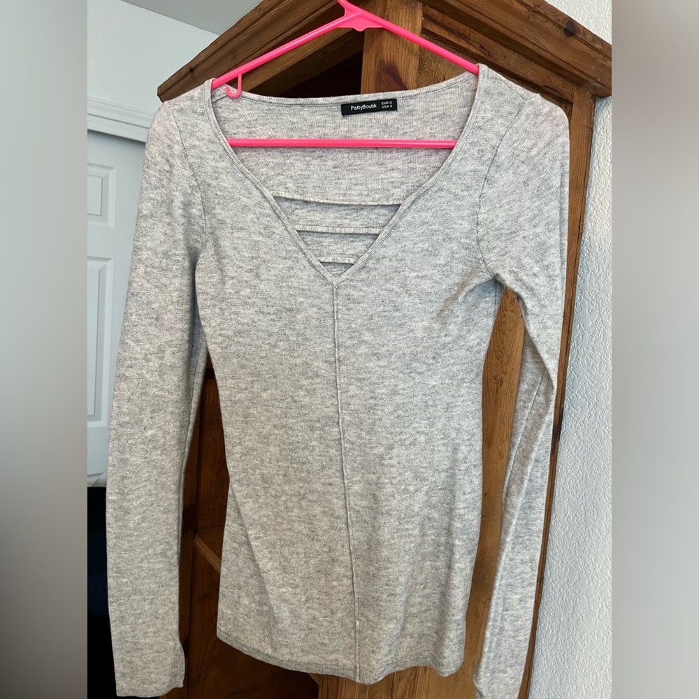 Grey PattyBoutik sweater